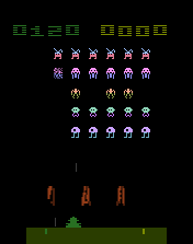 Multi-Color Space Invaders Screenshot 1